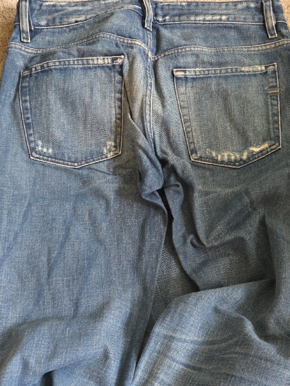 Diesel Men's Indigo Blue Straight Jeans RETRO 2003 - Picture 4 of 6